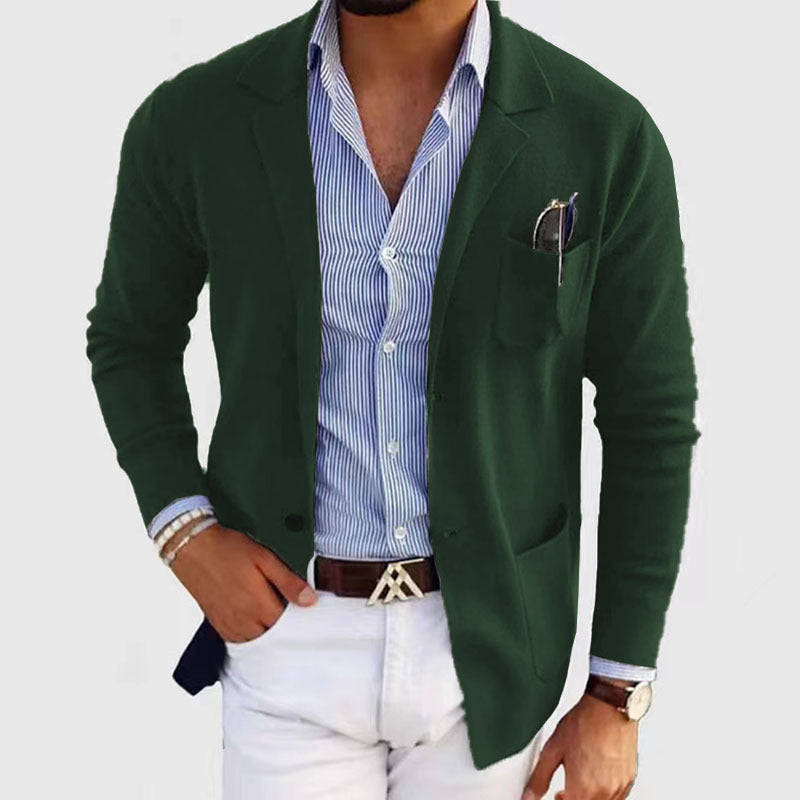 Herren eleganter Strickblazer Heidi-Mode
