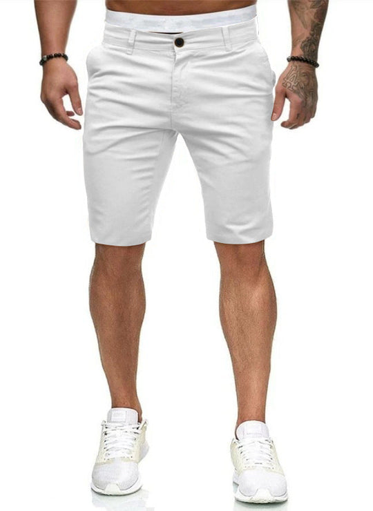 Herren Chino Stil Freizeit Shorts Heidi-Mode