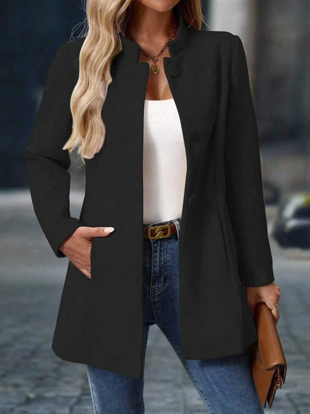 Damen klassischer und eleganter Mantel Heidi-Mode