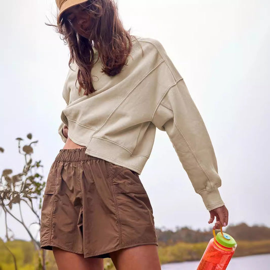 Damen Oversized Sweatshirt Heidi-Mode