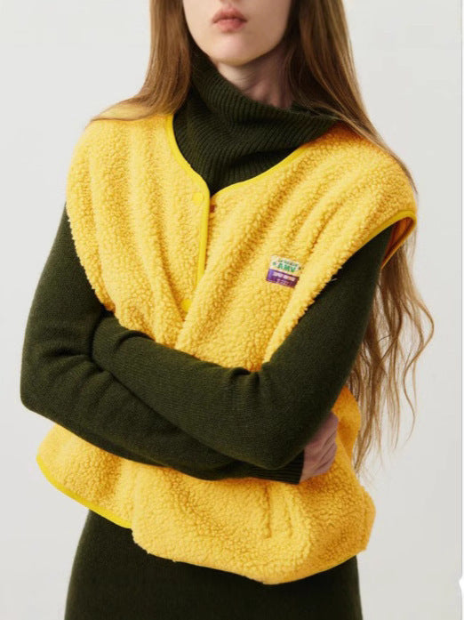 Damen komfortable Fleece-Weste Heidi-Mode