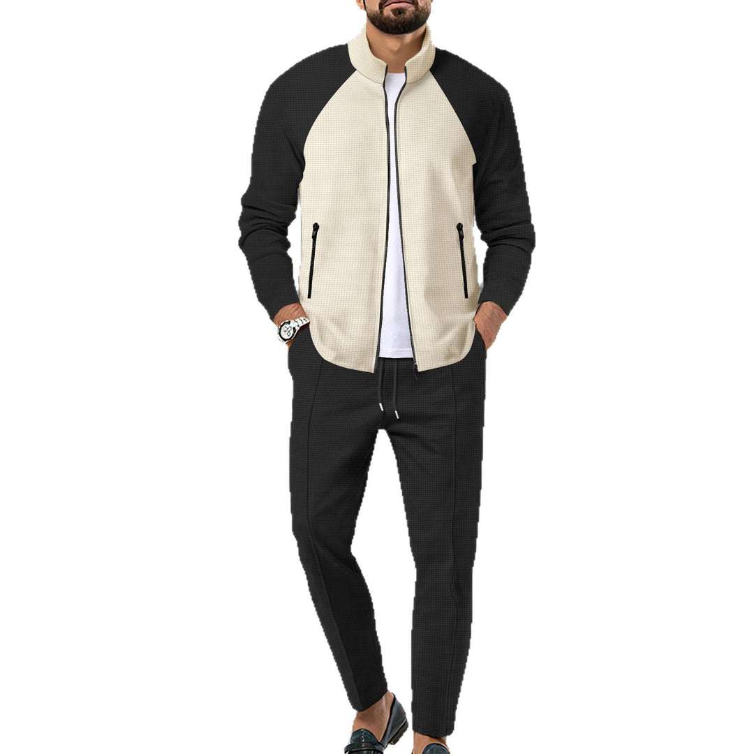Herren Sportlicher Track-Suit mit High-Tech-Materialien Heidi-Mode