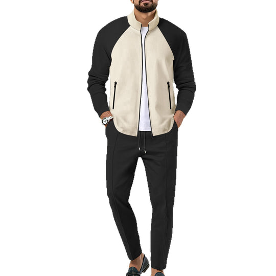 Herren Sportlicher Track-Suit mit High-Tech-Materialien Heidi-Mode