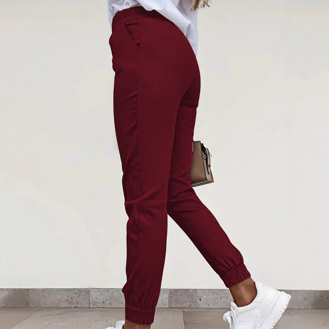 Damen bequeme Slim-Fit Chino-Hose Heidi-Mode