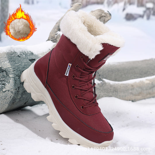 Damen Thermo-Winterstiefel mit isolierendem Futter und rutschfester Sohle Heidi-Mode
