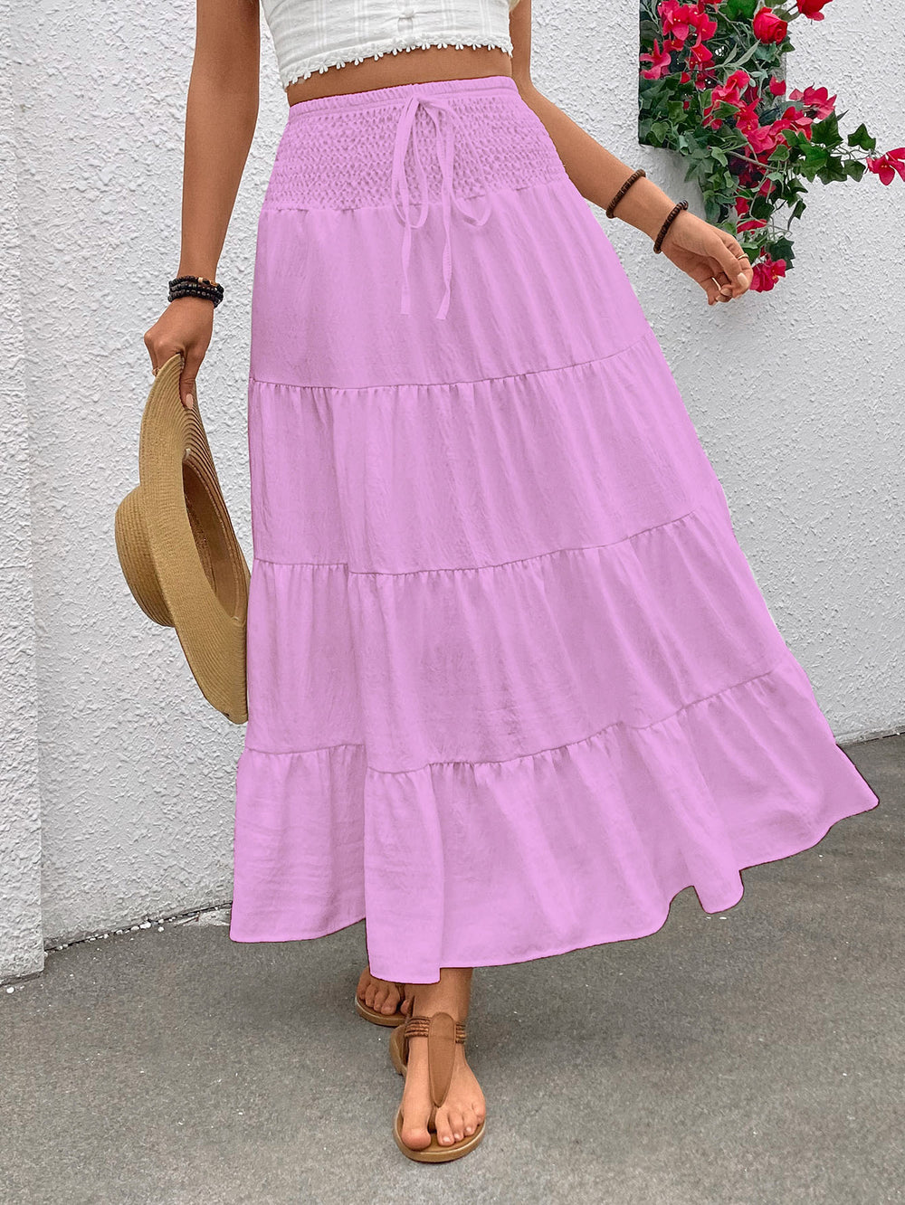 Damen Maxi Rock Heidi-Mode