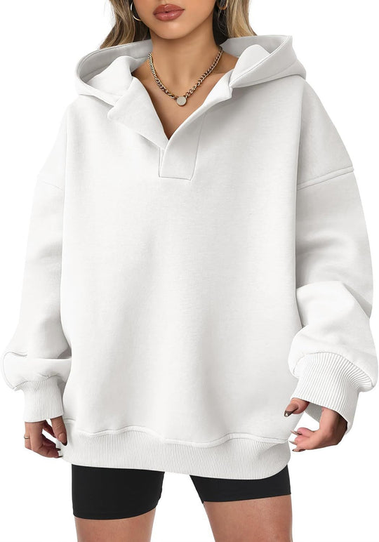 Damen Oversized Kapuzenpullover mit modischem Schnitt und legerem Look Heidi-Mode