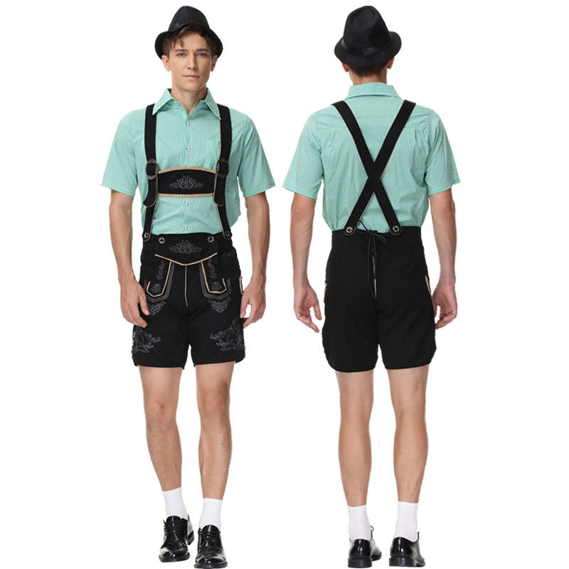Herren Stilvolles Trachten-Outfit mit aufwändigen Stickereien und modernen Akzenten Heidi