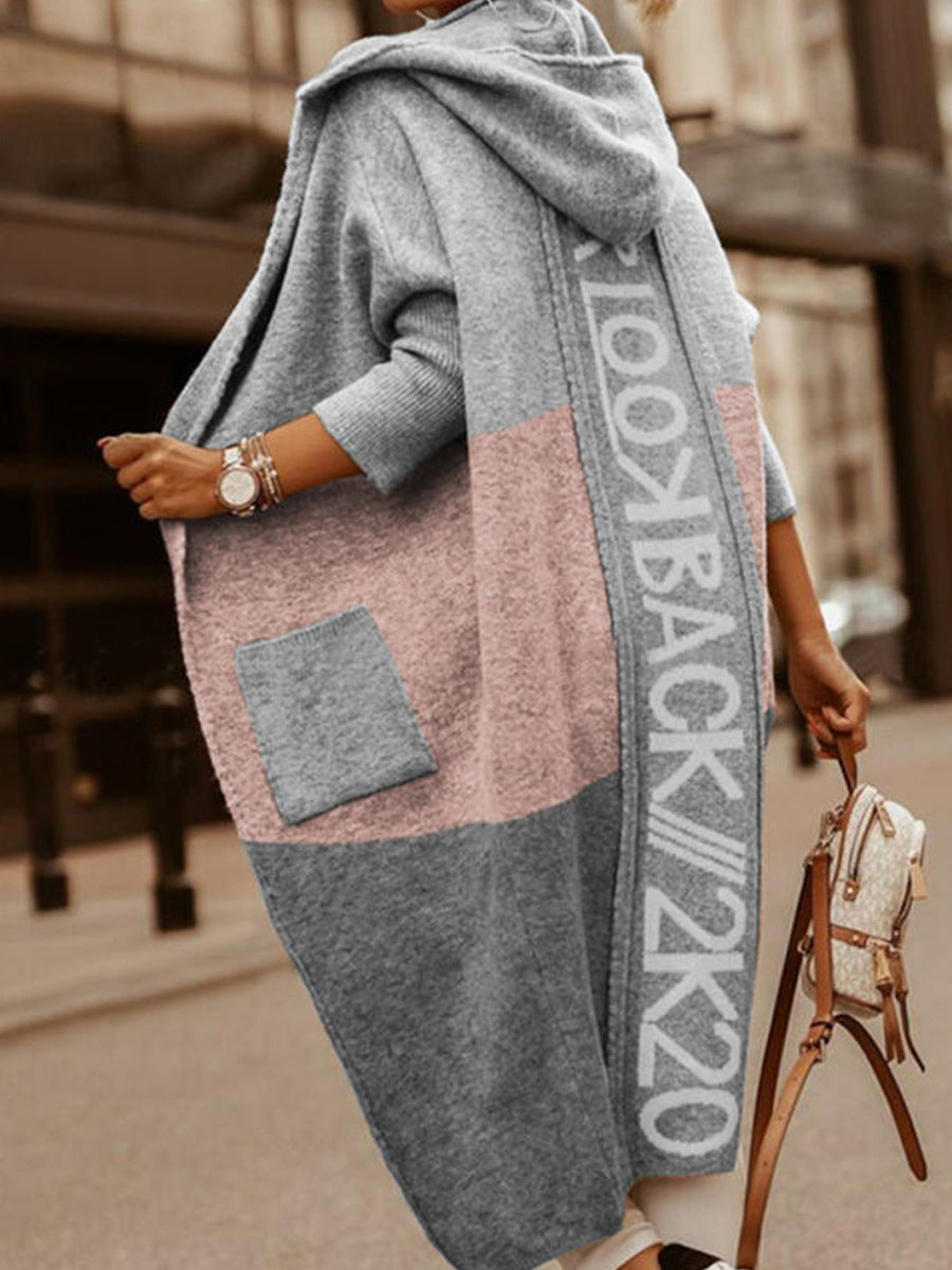 Damen lässiger Kapuzencardigan Heidi-Mode