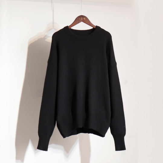 Damen Bequemer Oversized Pullover aus hochwertigem Strick Heidi-Mode