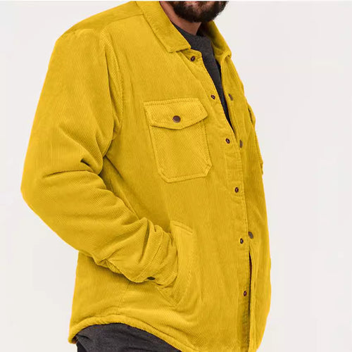 Herren Cordjacke mit praktischen Taschen und stylischem Design Heidi-Mode