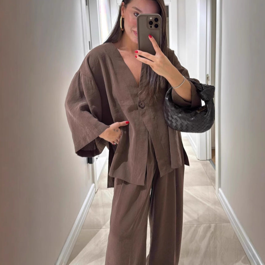 Damen lässige und zeitlose Überwurfjacke Heidi-Mode