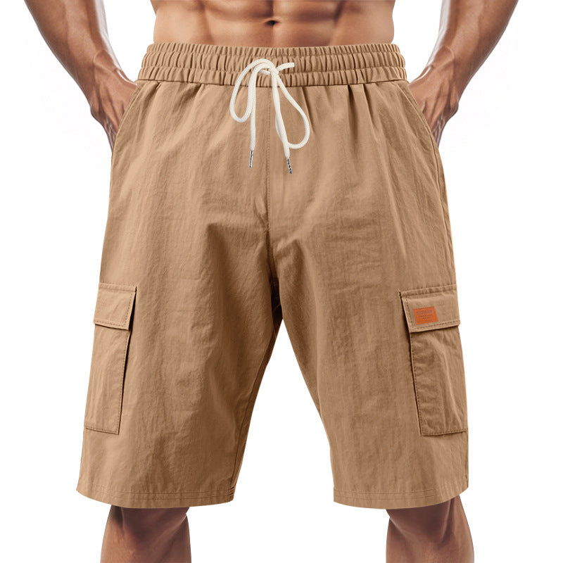 Herren Cargo-Shorts mit vielseitigen Taschen und elastischem Bund Heidi-Mode
