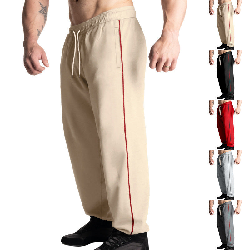 Herren Sportliche Jogginghose mit elastischem Bund und praktischen Seitentaschen Heidi-Mode