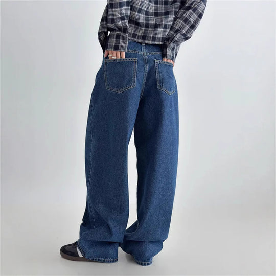 Damen Hochtaillierte Baggy-Jeans Heidi-Mode