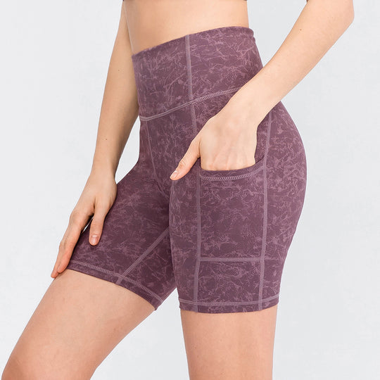 Damen Sportliche Hochgeschnittene Shorts Heidi-Mode