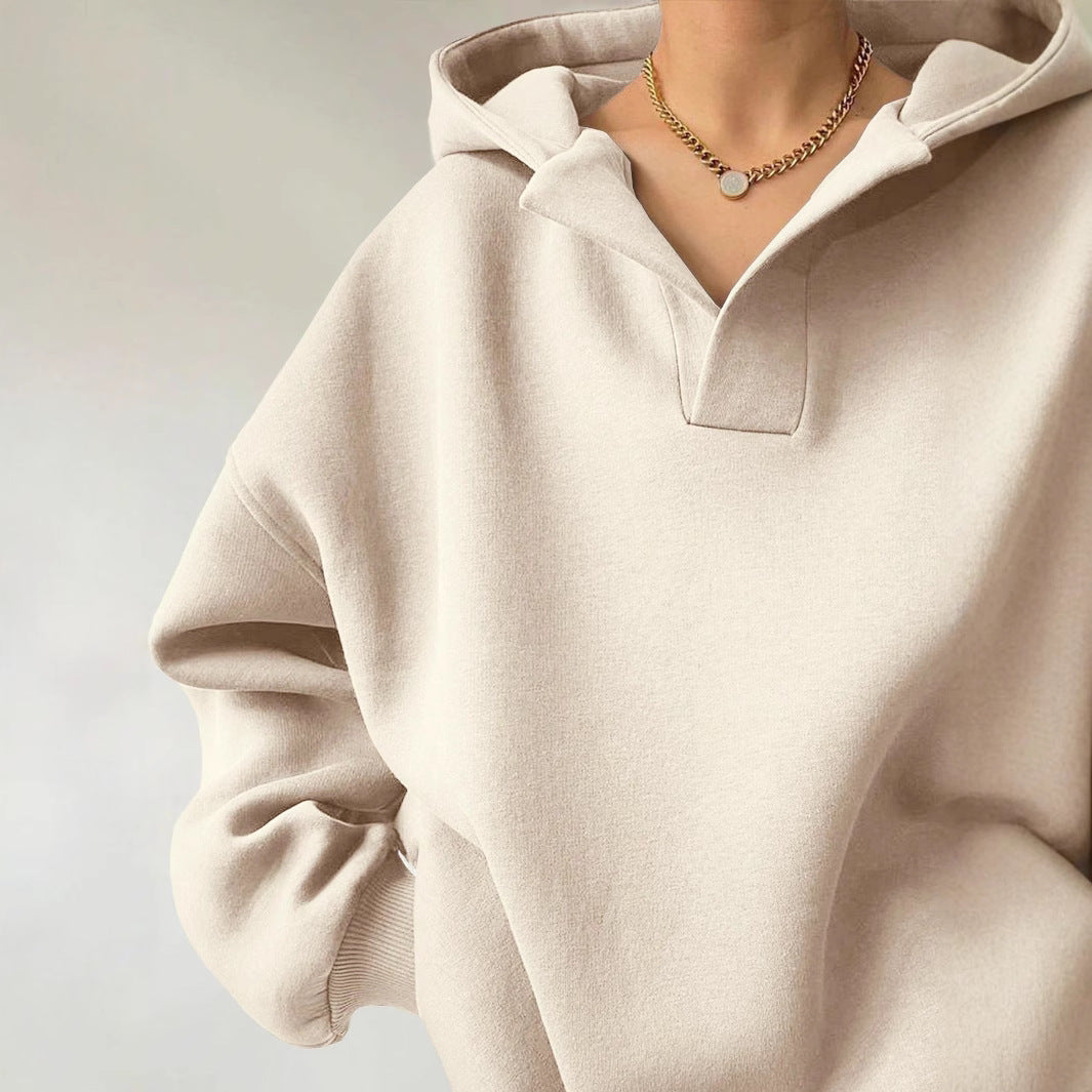 Damen Oversized Kapuzenpullover mit modischem Schnitt und legerem Look Heidi-Mode