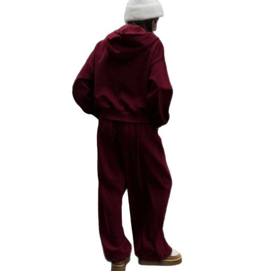 Damen Freizeitanzug mit lässigem Schnitt und hohem Bund Heidi-Mode