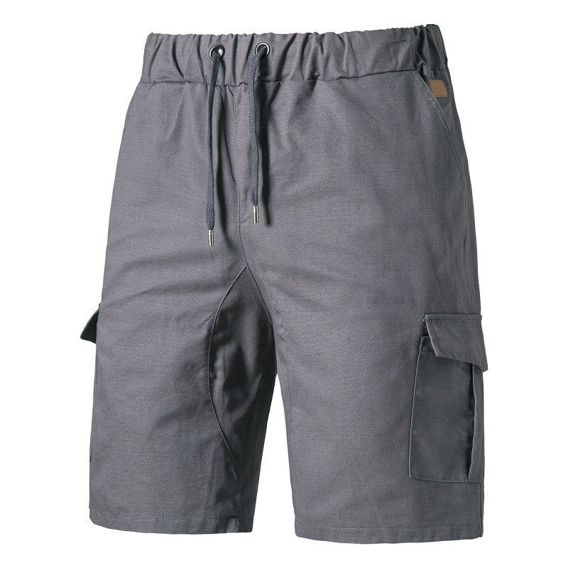 Herren Cargo-Shorts mit elastischem Bund und praktischen Taschen Heidi-Mode