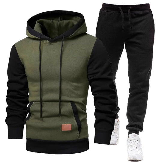 Herren Sportliches Hoodie- und Jogginghosen-Set Heidi-Mode