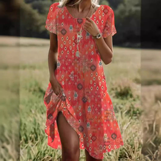 Heidi-Mode | Kleid mit Polka-Dot-Muster