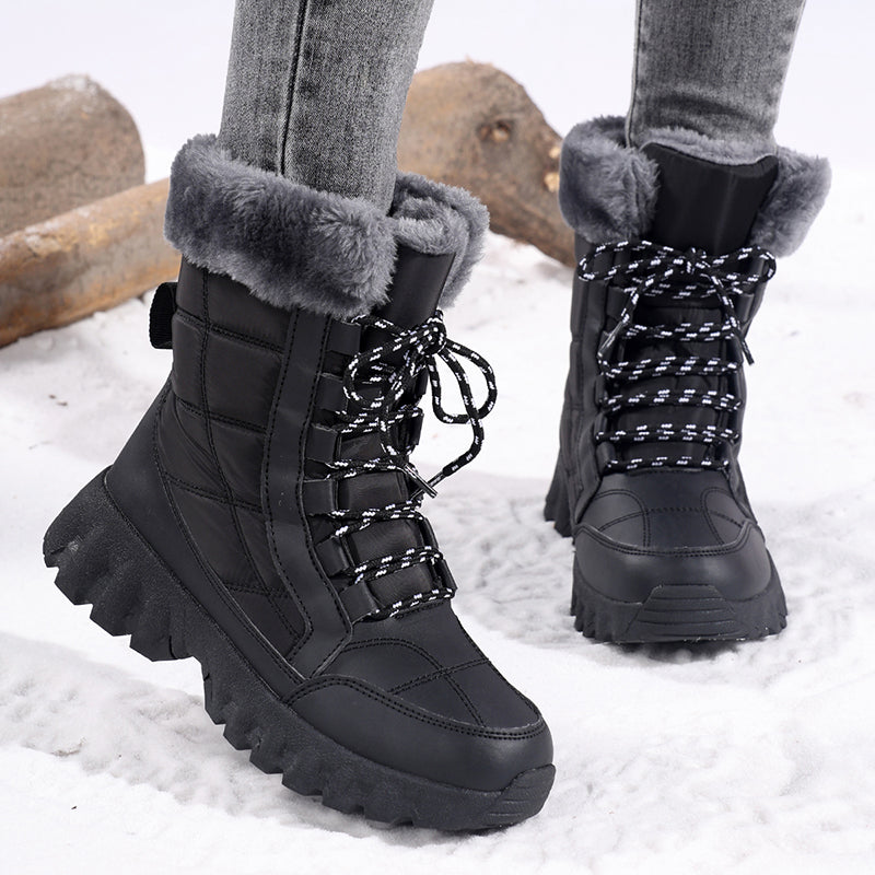 Damen Thermo-Winterstiefel mit isolierendem Futter und rutschfester Sohle Heidi-Mode