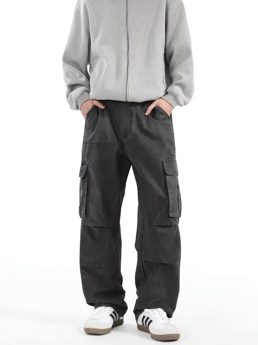 Herren Cargo-Hose mit strapazierfähigem Material und großzügigen Taschen Heidi-Mode