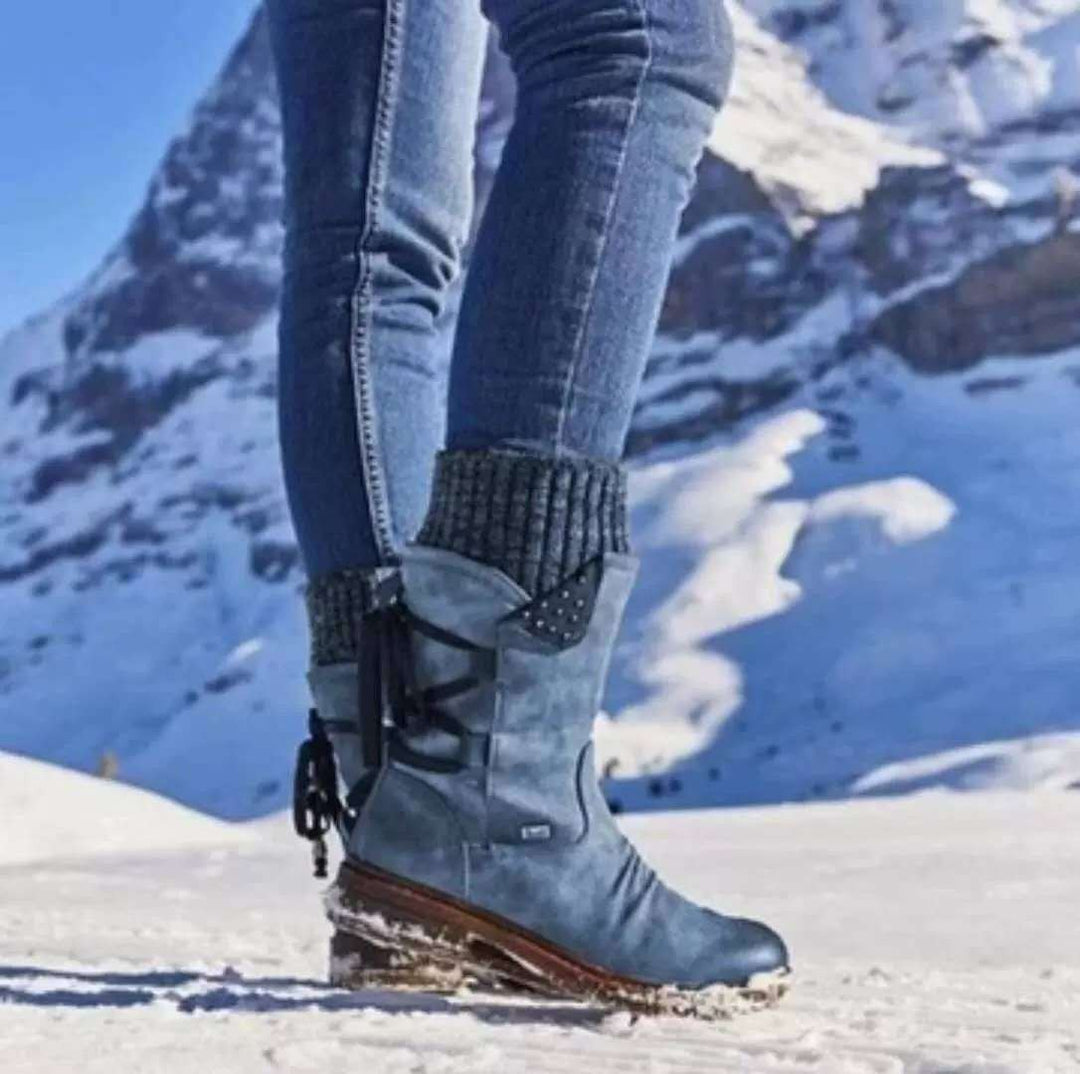 Damen modische Stiefeletten mit stylischen Details und praktischem Reißverschluss Heidi-Mode