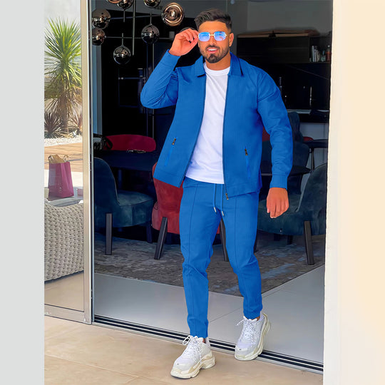 Herren Sportive Freizeitanzug mit modernem Schnitt und atmungsaktiven Eigenschaften Heidi-Mode