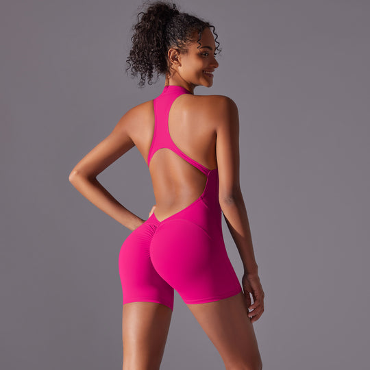 Heidi Mode | Schönheit zurück Onesie Yoga Kleidung