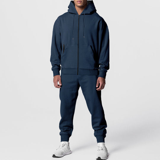 Herren sportliches Hoodie-Set mit atmungsaktiver Stofftechnologie Heidi-Mode