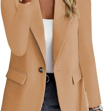 Damen Blazer mit modischen Taschen und elegantem Schnitt Heidi-Mode