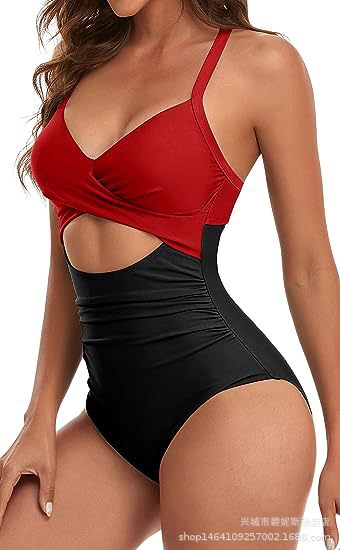 Heidi Mode | Hohler rückenfreier Bikini mit engen Trägern