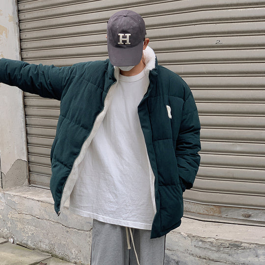 Damen Casual Steppjacke mit hohem Kragen und Seitentaschen Heidi-Mode