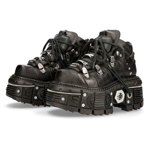 Damen Stabile High-Top Stiefel mit robuster Gummisohle Heidi-Mode