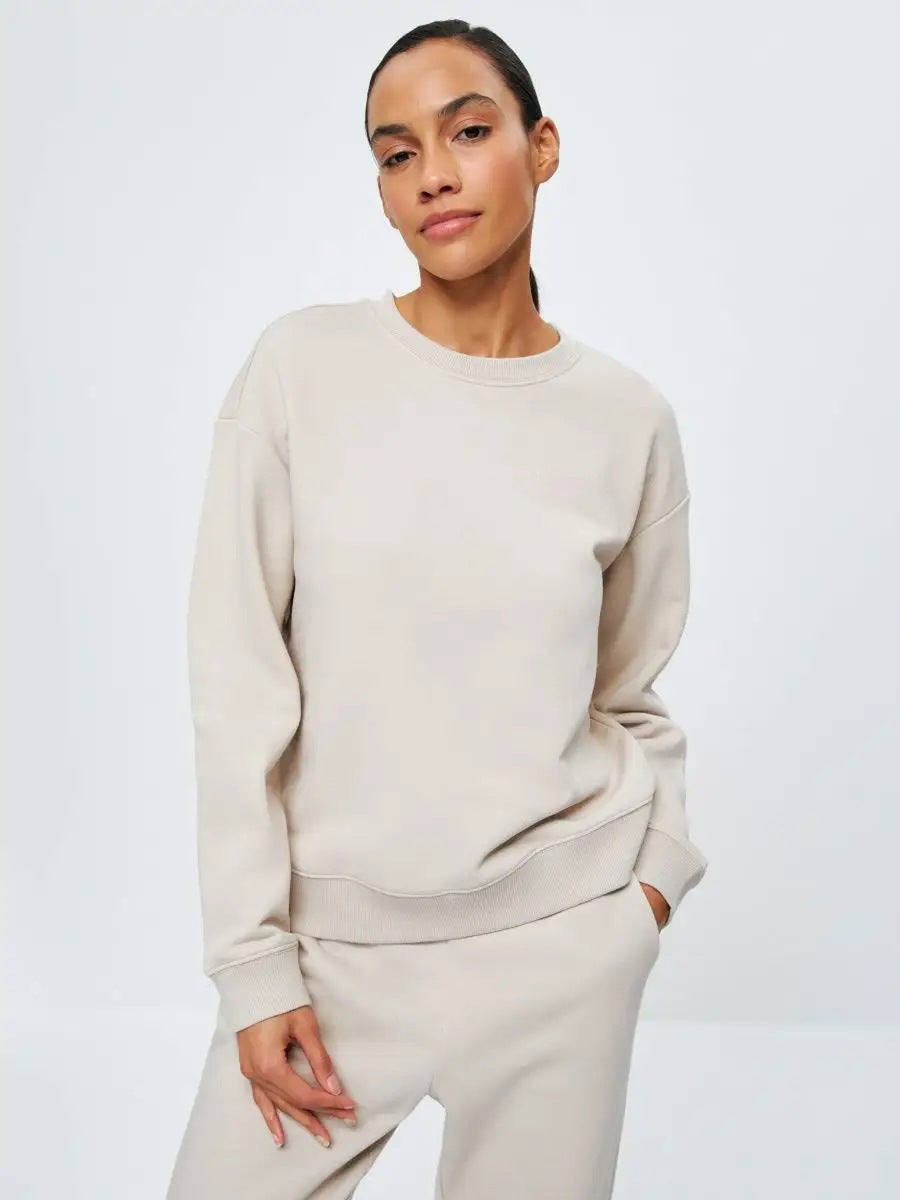 Damen Bequemer Oversized Sweatpullover mit lässigem Schnitt Heidi-Mode