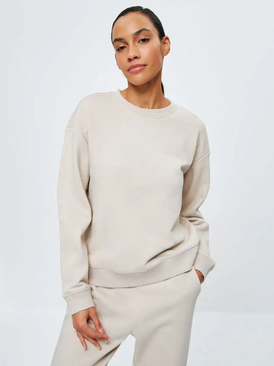 Damen Bequemer Oversized Sweatpullover mit lässigem Schnitt Heidi-Mode