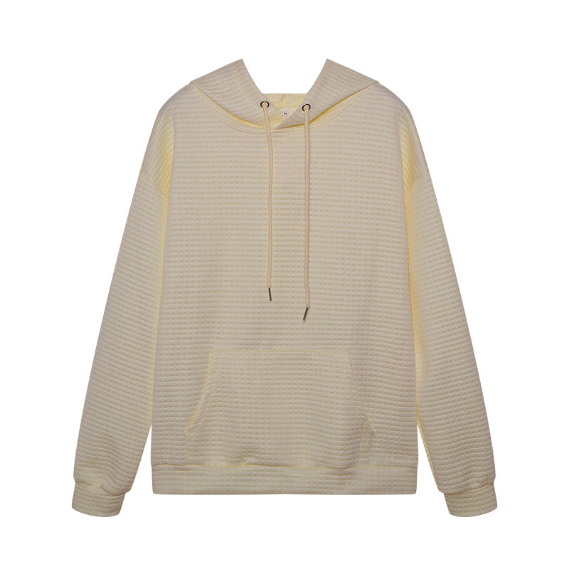 Damen Kapuzensweatshirt mit strukturiertem Design Heidi-Mode