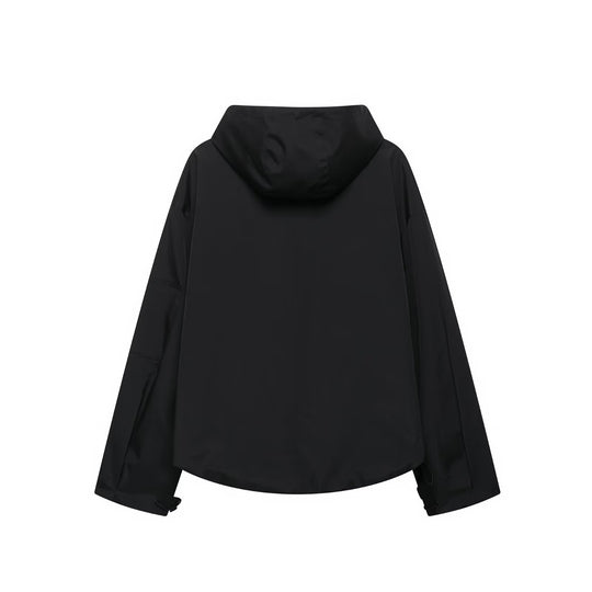 Damen leichte Anorakjacke mit praktischen Taschen Heidi-Mode