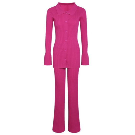 Damen 3-teilige Feinstrick-Loungewear-Set Heidi-Mode