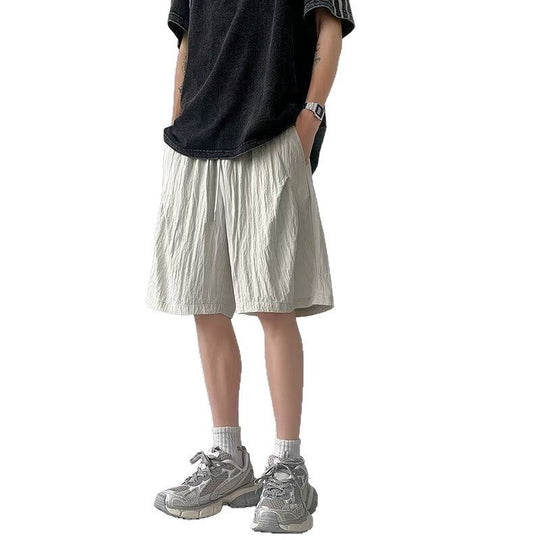 Herren lockere Sommer Shorts mit elastischem Bund und praktischen Taschen Heidi-Mode
