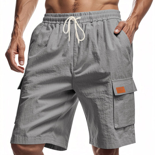 Herren Cargo-Shorts mit vielseitigen Taschen und elastischem Bund Heidi-Mode