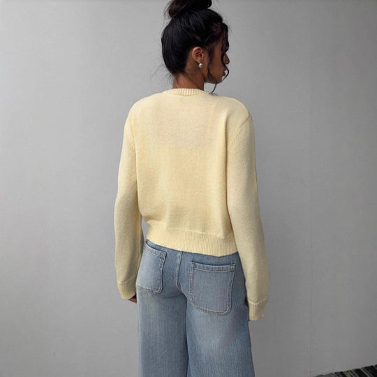 Damen Strickjacke im Oversized-Stil Heidi-Mode