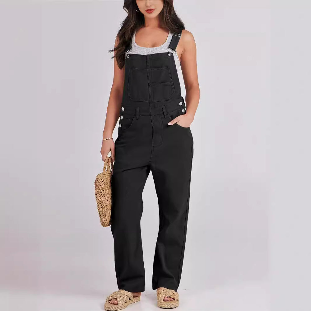 Damen Lässige und bequeme Latzhose Heidi-Mode