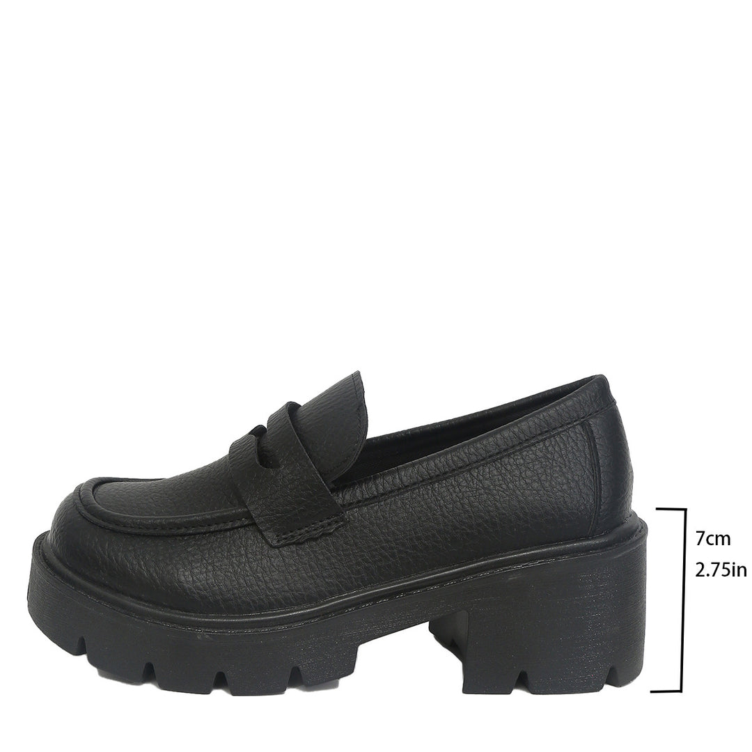 Damen Plateauslipper mit rutschfester Profilsohle und modischem Design Heidi-Mode