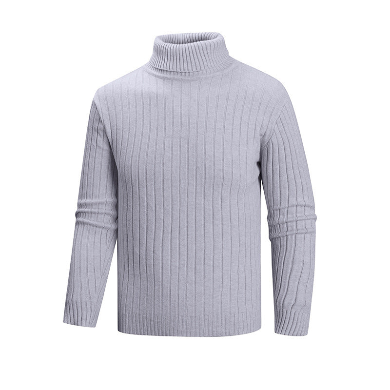 Herren Strickpullover mit Stehkragen Heidi-Mode