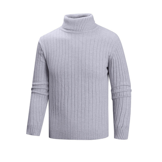 Herren Strickpullover mit Stehkragen Heidi-Mode