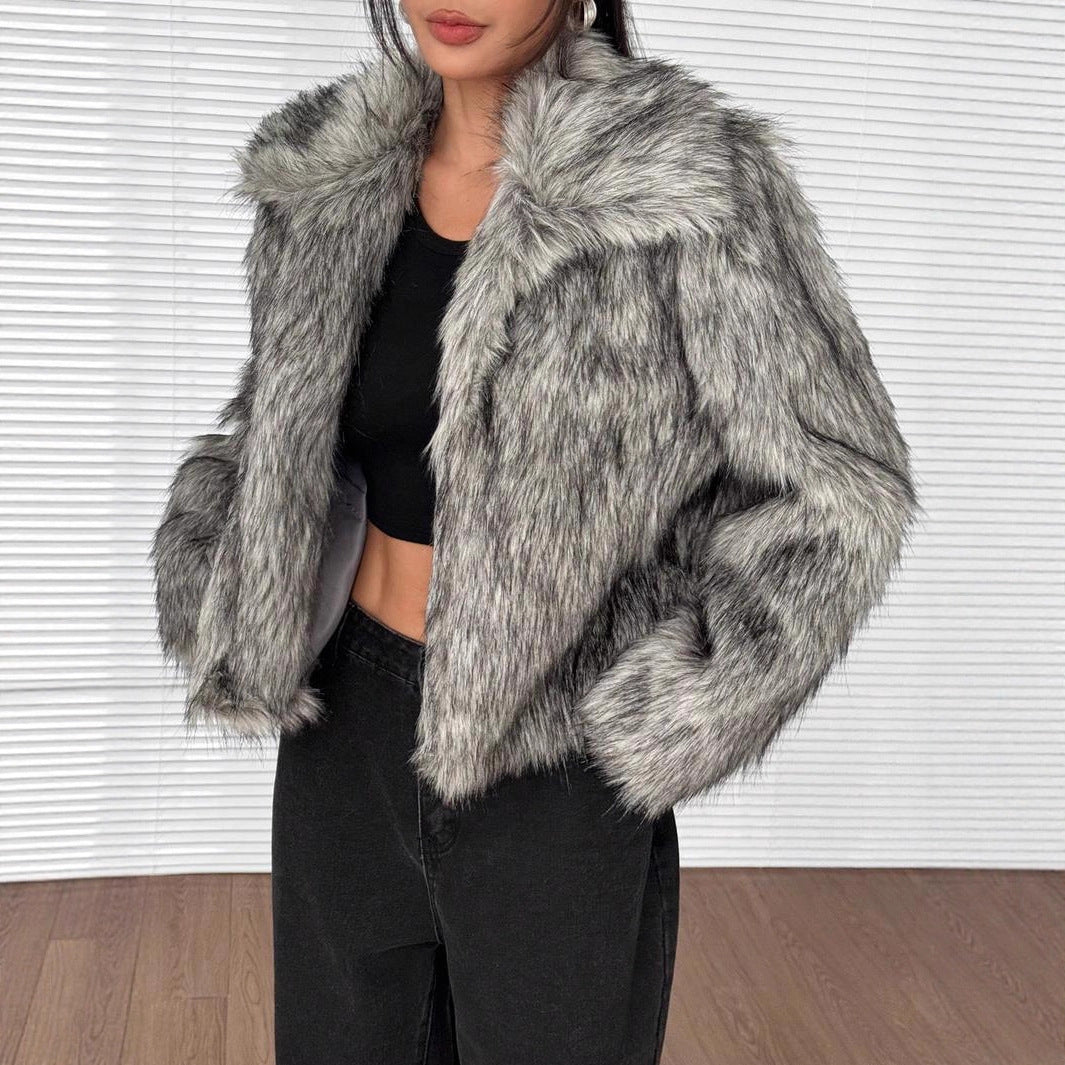 Damen Kunstpelzjacke Heidi-Mode