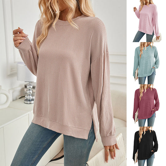 Damen lässiger Strickpullover Heidi-Mode
