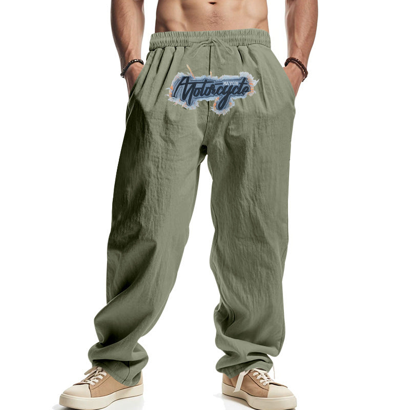 Herren Bequeme Freizeit-Pants mit elastischem Bund und seitlichen Taschen Heidi-Mode